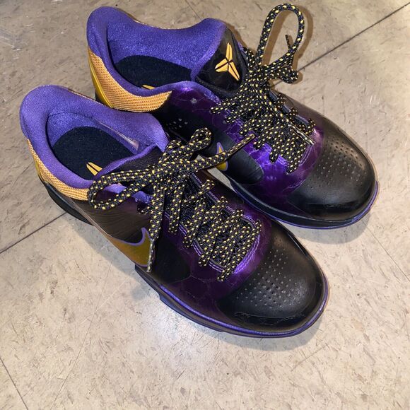 Nike Zoom Kobe 5 Protro Sneaker GS Size 5Y‎ Black LAKERS Basketball 386647-071 - Picture 12 of 12